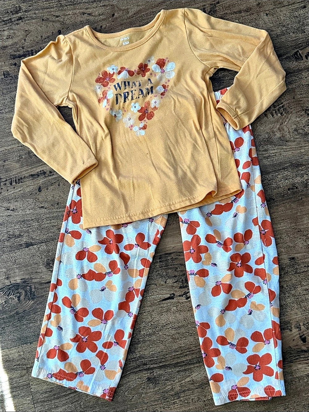 Carter's Girls Floral Matching Set Size 6